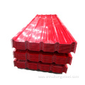 Corrugated sheet galvanized steel construction material